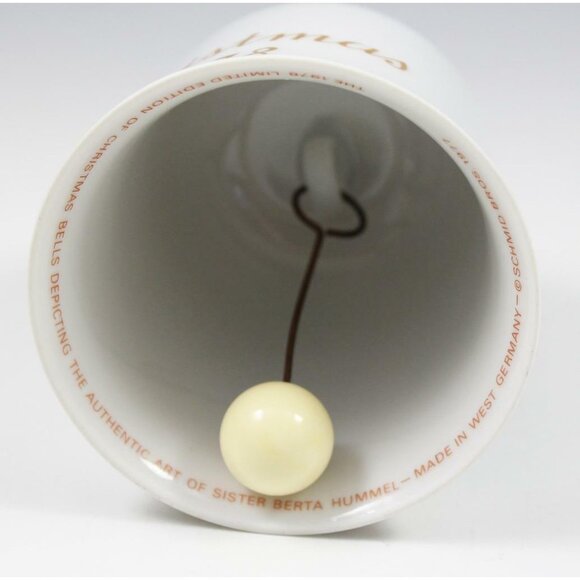 Heavenly Trio 1978 Christmas Bell - Berta Hummel - Schmid  West Germany - Picture 5 of 6
